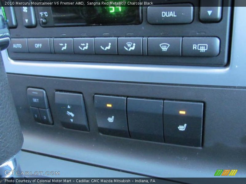 Controls of 2010 Mountaineer V6 Premier AWD