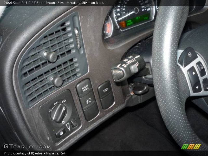Silver Metallic / Obsidian Black 2006 Saab 9-5 2.3T Sport Sedan
