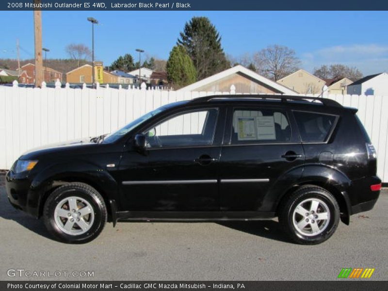  2008 Outlander ES 4WD Labrador Black Pearl