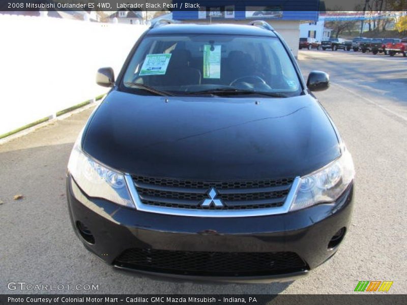 Labrador Black Pearl / Black 2008 Mitsubishi Outlander ES 4WD
