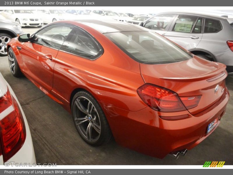  2013 M6 Coupe Sakhir Orange Metallic