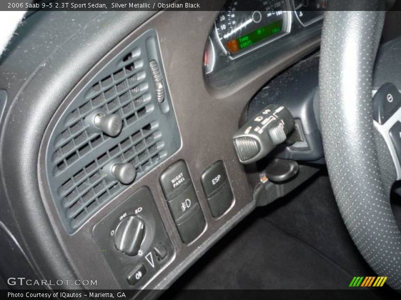 Silver Metallic / Obsidian Black 2006 Saab 9-5 2.3T Sport Sedan