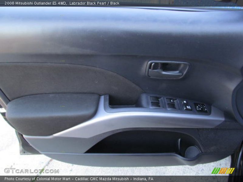 Labrador Black Pearl / Black 2008 Mitsubishi Outlander ES 4WD
