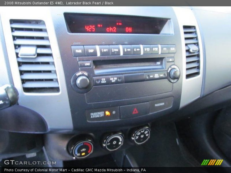 Controls of 2008 Outlander ES 4WD