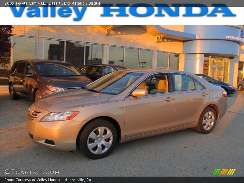 Desert Sand Metallic / Bisque 2009 Toyota Camry LE