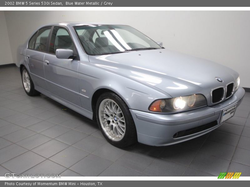 Blue Water Metallic / Grey 2002 BMW 5 Series 530i Sedan