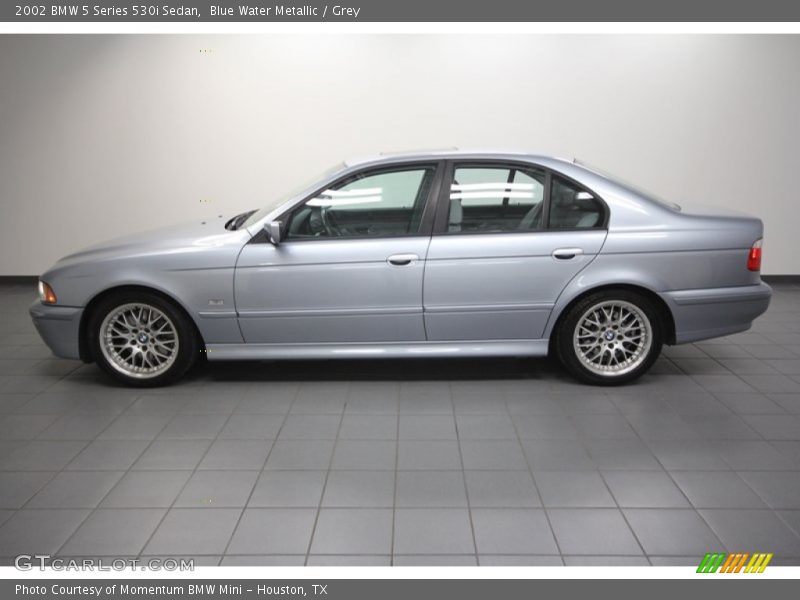 Blue Water Metallic / Grey 2002 BMW 5 Series 530i Sedan