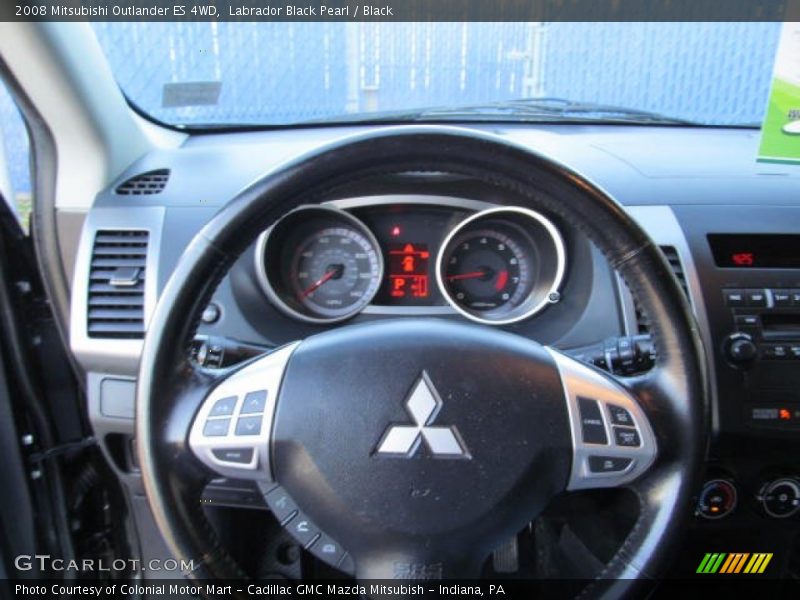 Labrador Black Pearl / Black 2008 Mitsubishi Outlander ES 4WD