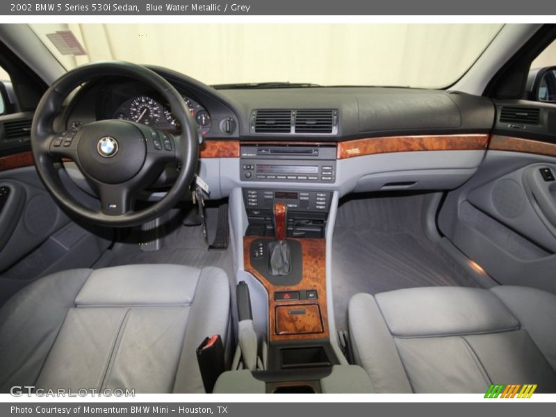 Blue Water Metallic / Grey 2002 BMW 5 Series 530i Sedan