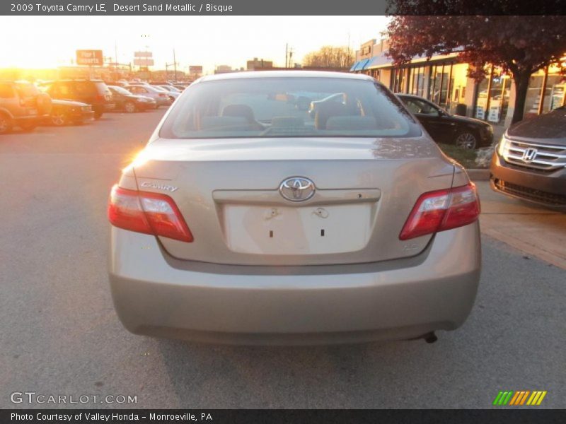Desert Sand Metallic / Bisque 2009 Toyota Camry LE