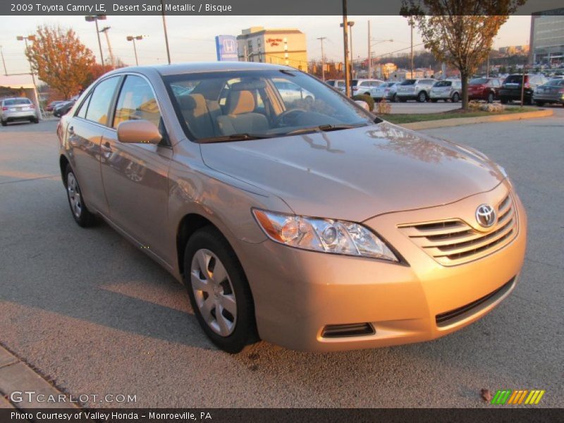 Desert Sand Metallic / Bisque 2009 Toyota Camry LE