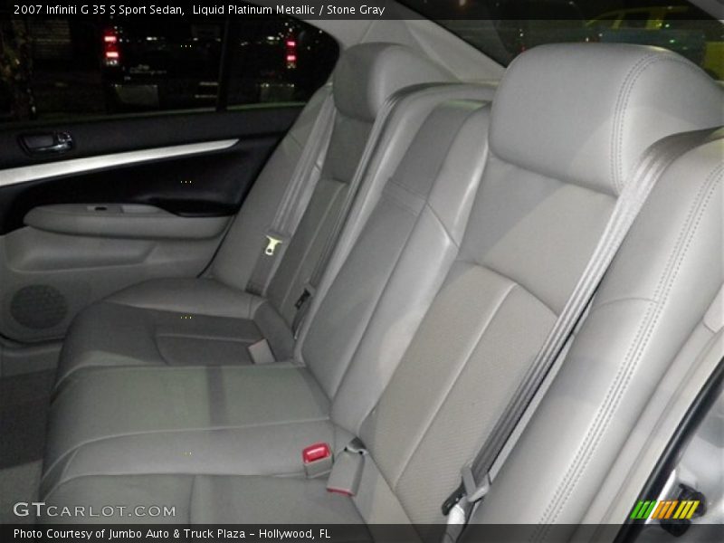 Liquid Platinum Metallic / Stone Gray 2007 Infiniti G 35 S Sport Sedan