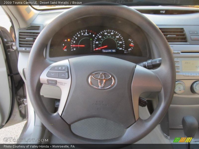 Desert Sand Metallic / Bisque 2009 Toyota Camry LE