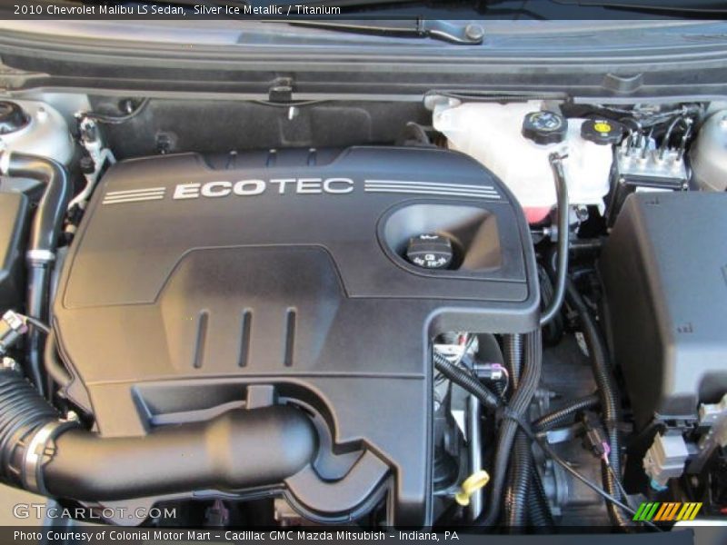 Silver Ice Metallic / Titanium 2010 Chevrolet Malibu LS Sedan