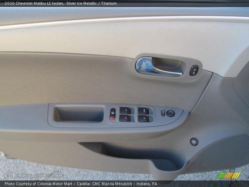 Silver Ice Metallic / Titanium 2010 Chevrolet Malibu LS Sedan