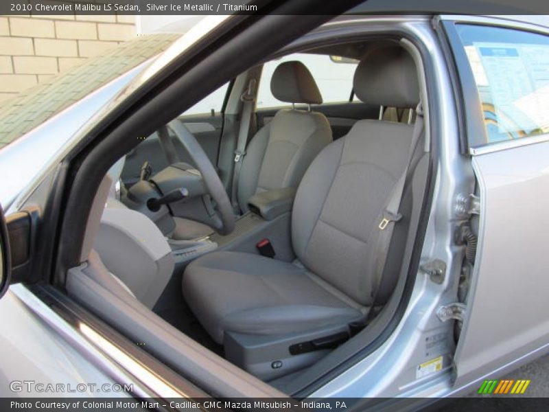Silver Ice Metallic / Titanium 2010 Chevrolet Malibu LS Sedan