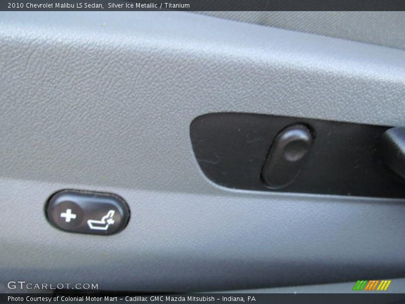 Silver Ice Metallic / Titanium 2010 Chevrolet Malibu LS Sedan