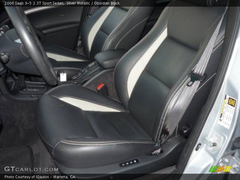 Silver Metallic / Obsidian Black 2006 Saab 9-5 2.3T Sport Sedan