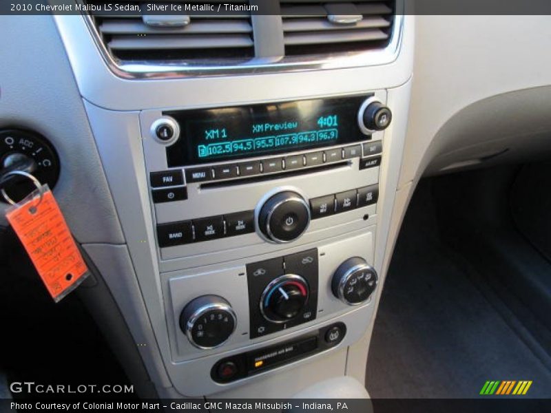 Silver Ice Metallic / Titanium 2010 Chevrolet Malibu LS Sedan
