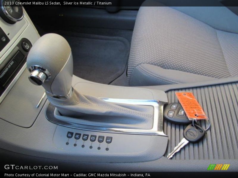 Silver Ice Metallic / Titanium 2010 Chevrolet Malibu LS Sedan