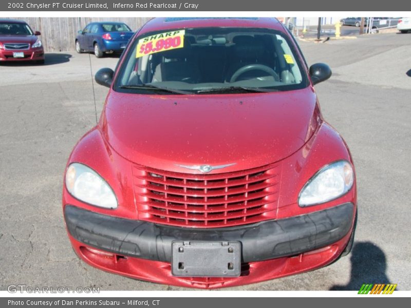 Inferno Red Pearlcoat / Gray 2002 Chrysler PT Cruiser Limited