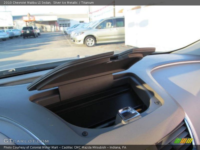 Silver Ice Metallic / Titanium 2010 Chevrolet Malibu LS Sedan
