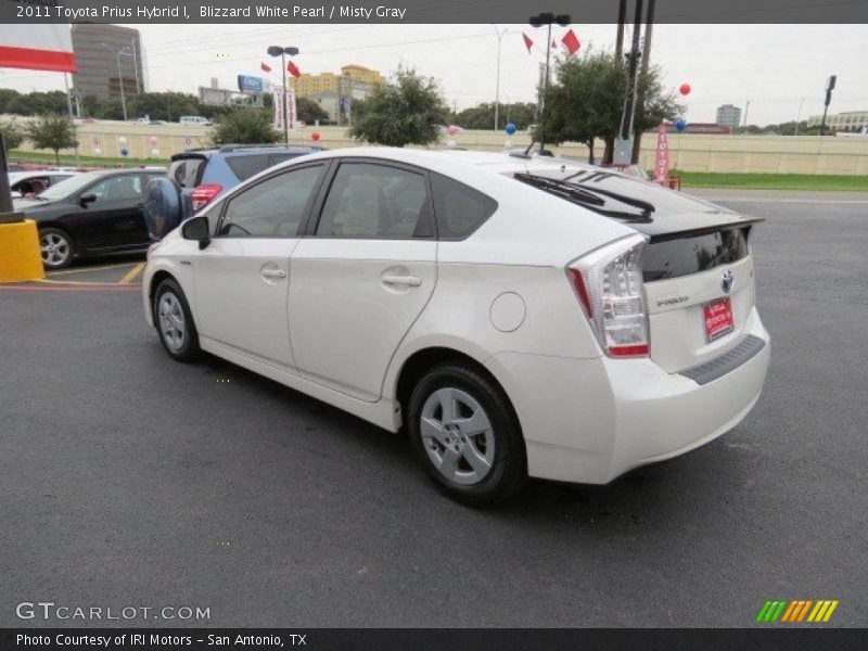 Blizzard White Pearl / Misty Gray 2011 Toyota Prius Hybrid I