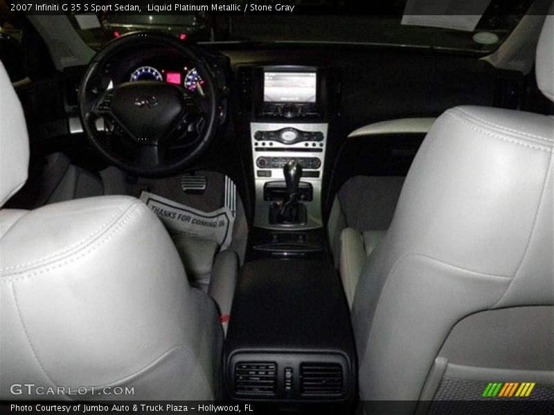 Liquid Platinum Metallic / Stone Gray 2007 Infiniti G 35 S Sport Sedan