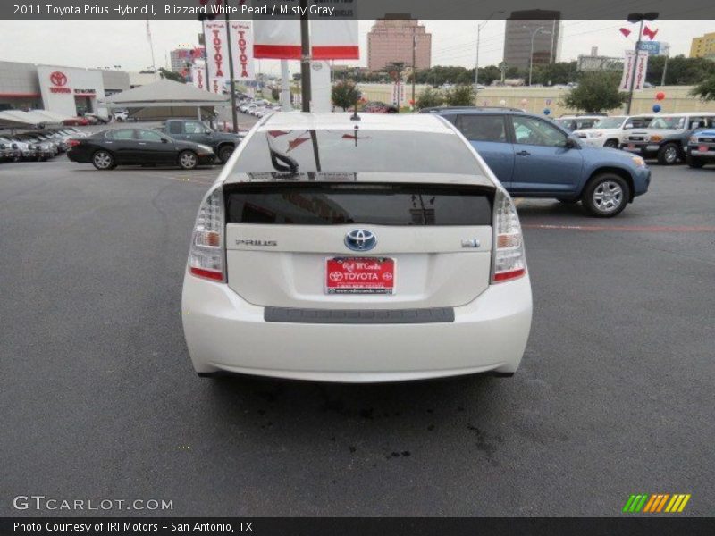 Blizzard White Pearl / Misty Gray 2011 Toyota Prius Hybrid I