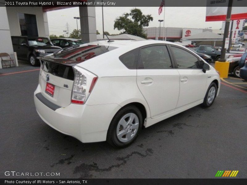 Blizzard White Pearl / Misty Gray 2011 Toyota Prius Hybrid I