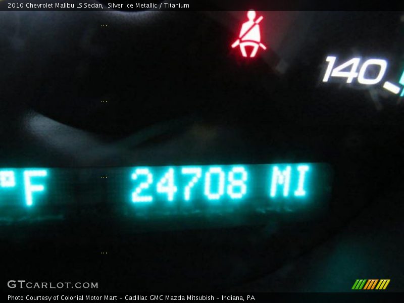 Silver Ice Metallic / Titanium 2010 Chevrolet Malibu LS Sedan