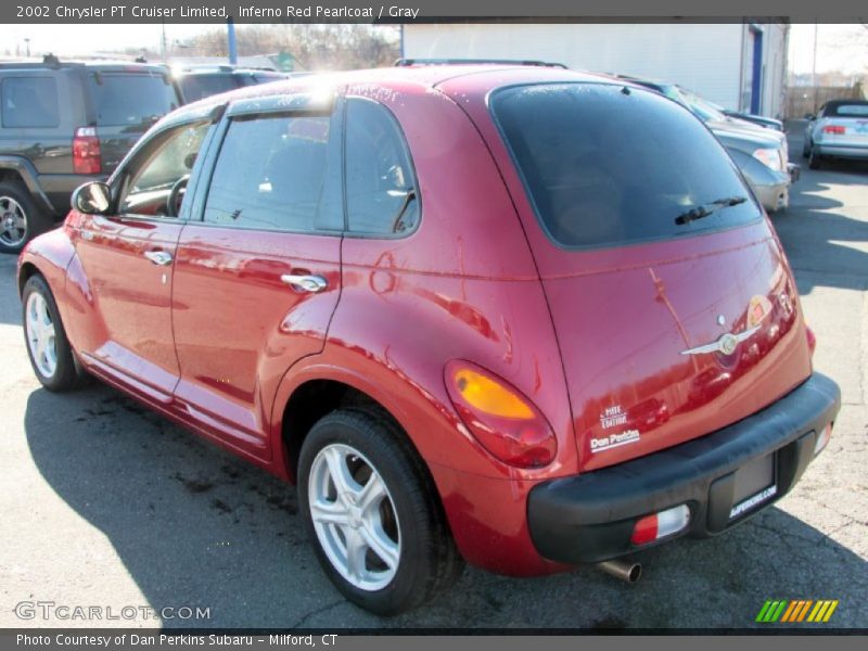 Inferno Red Pearlcoat / Gray 2002 Chrysler PT Cruiser Limited