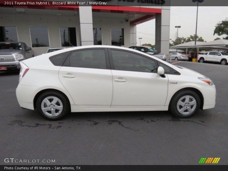 Blizzard White Pearl / Misty Gray 2011 Toyota Prius Hybrid I
