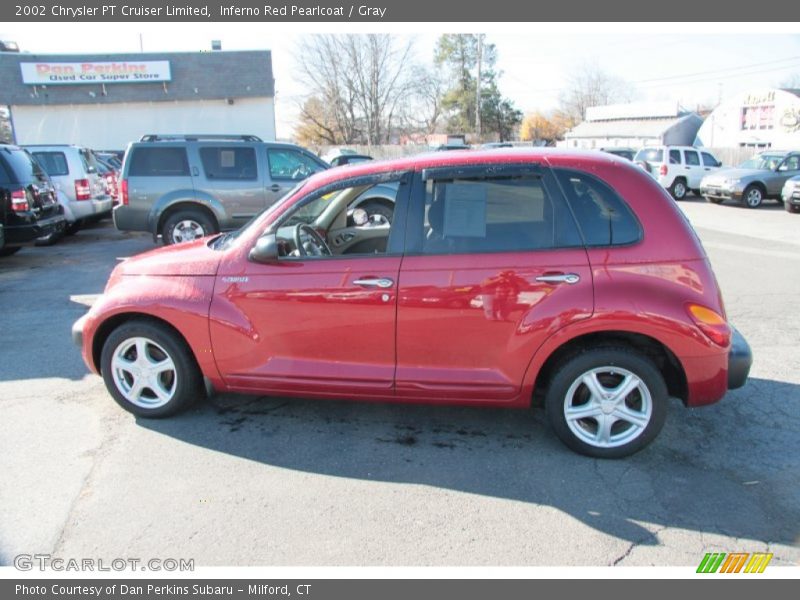 Inferno Red Pearlcoat / Gray 2002 Chrysler PT Cruiser Limited