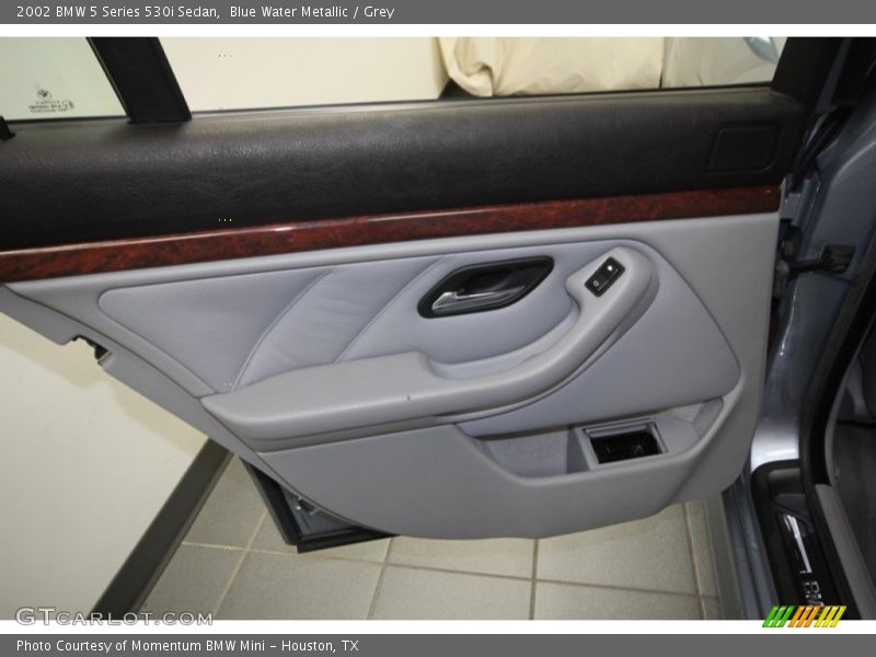 Blue Water Metallic / Grey 2002 BMW 5 Series 530i Sedan