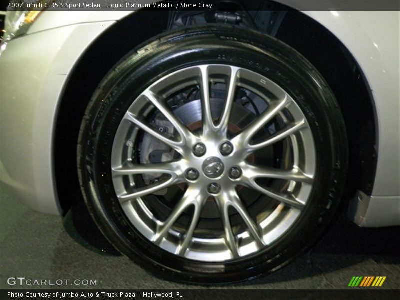  2007 G 35 S Sport Sedan Wheel