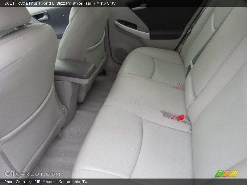 Blizzard White Pearl / Misty Gray 2011 Toyota Prius Hybrid I