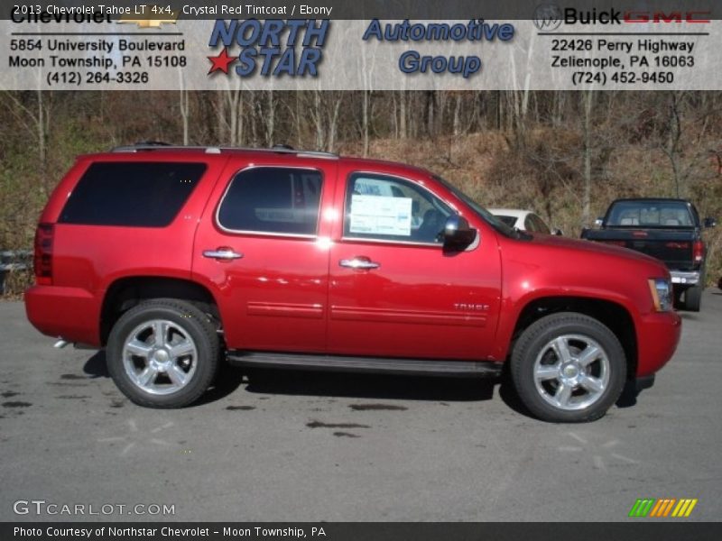 Crystal Red Tintcoat / Ebony 2013 Chevrolet Tahoe LT 4x4