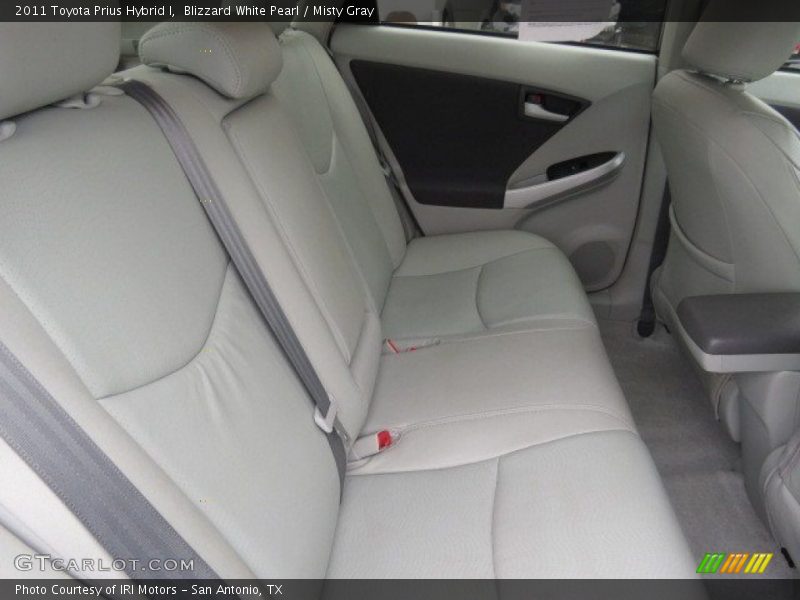 Blizzard White Pearl / Misty Gray 2011 Toyota Prius Hybrid I