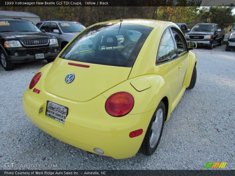 Yellow / Black 1999 Volkswagen New Beetle GLS TDI Coupe