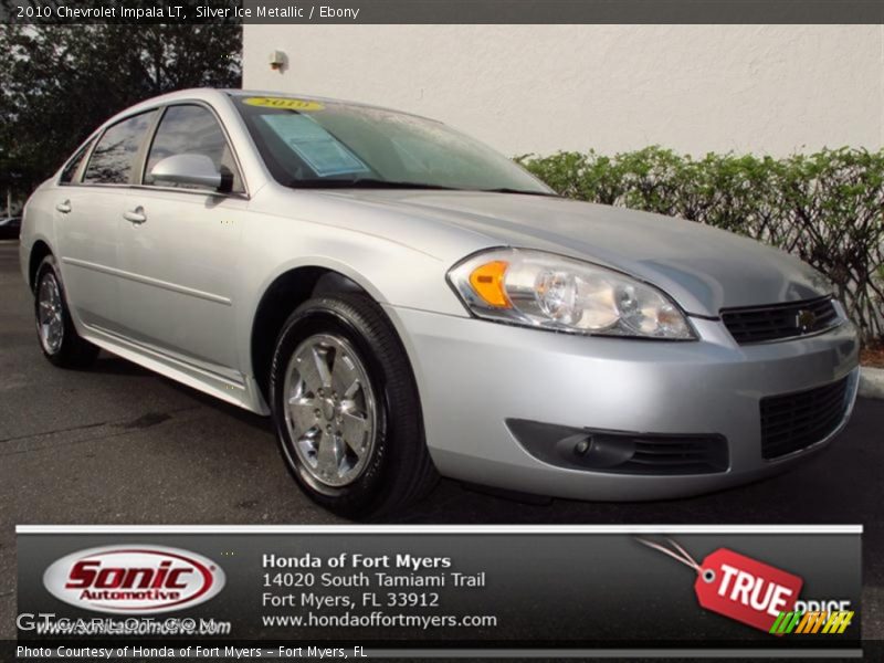 Silver Ice Metallic / Ebony 2010 Chevrolet Impala LT