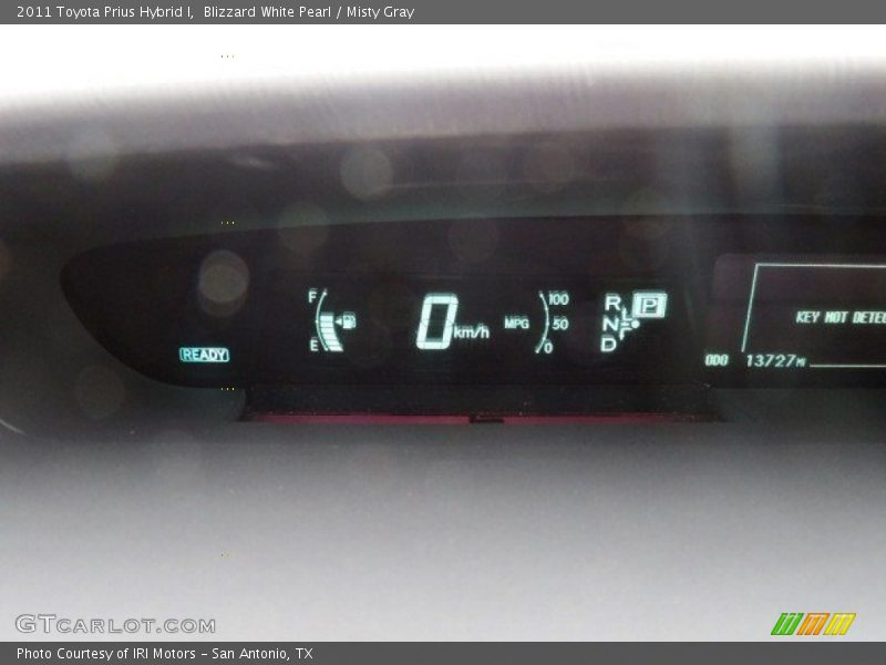Blizzard White Pearl / Misty Gray 2011 Toyota Prius Hybrid I
