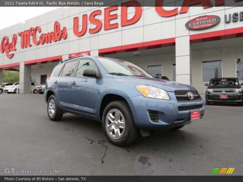 Pacific Blue Metallic / Sand Beige 2011 Toyota RAV4 I4