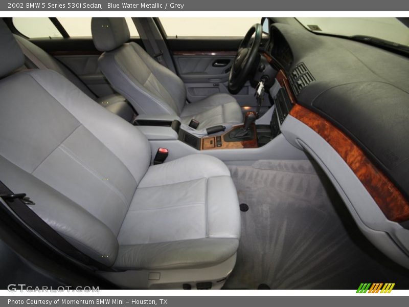 Blue Water Metallic / Grey 2002 BMW 5 Series 530i Sedan