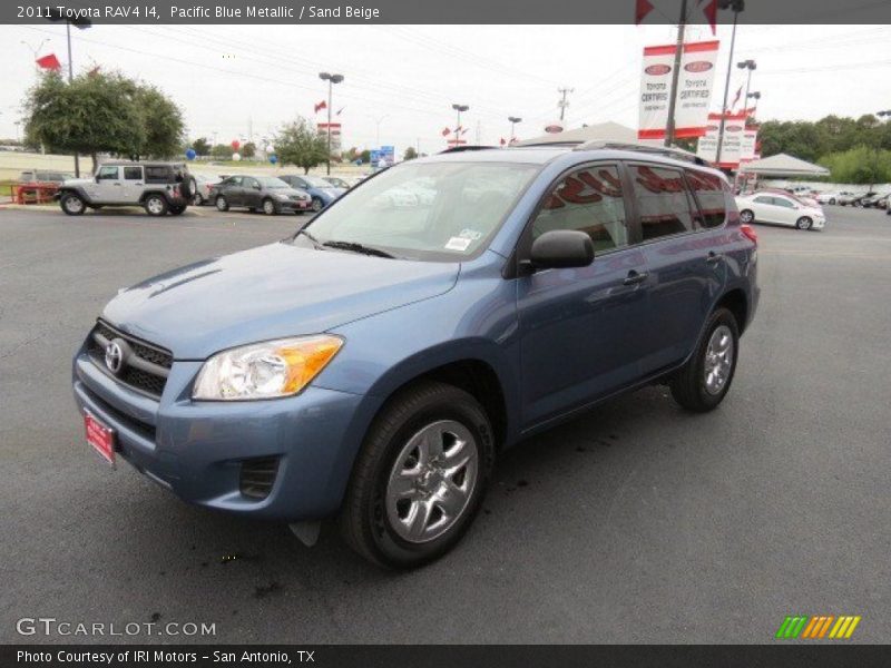 Pacific Blue Metallic / Sand Beige 2011 Toyota RAV4 I4