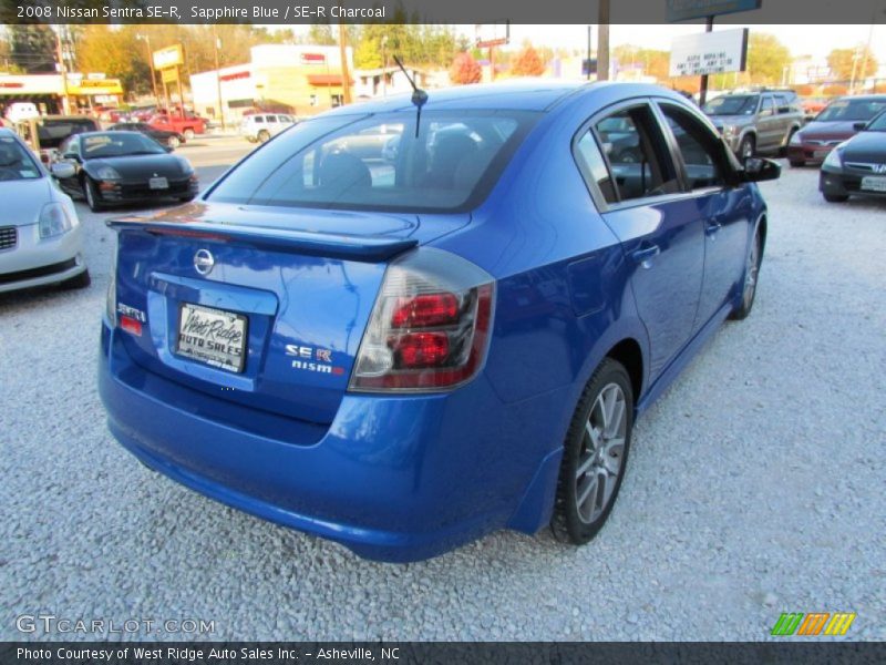 Sapphire Blue / SE-R Charcoal 2008 Nissan Sentra SE-R