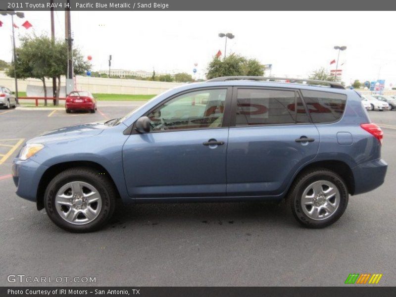 Pacific Blue Metallic / Sand Beige 2011 Toyota RAV4 I4