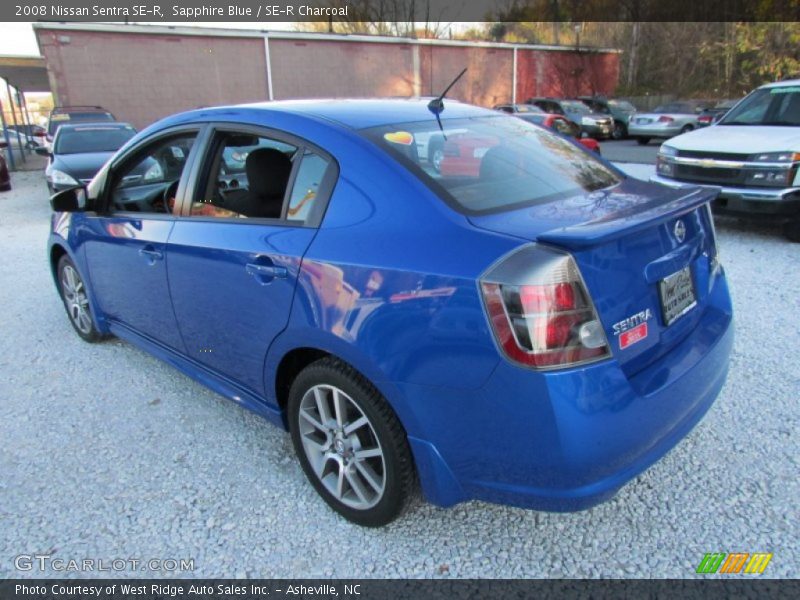 Sapphire Blue / SE-R Charcoal 2008 Nissan Sentra SE-R