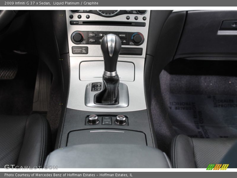 Liquid Platinum / Graphite 2009 Infiniti G 37 x Sedan