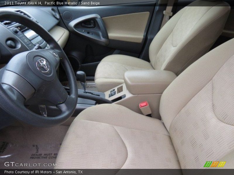 Pacific Blue Metallic / Sand Beige 2011 Toyota RAV4 I4